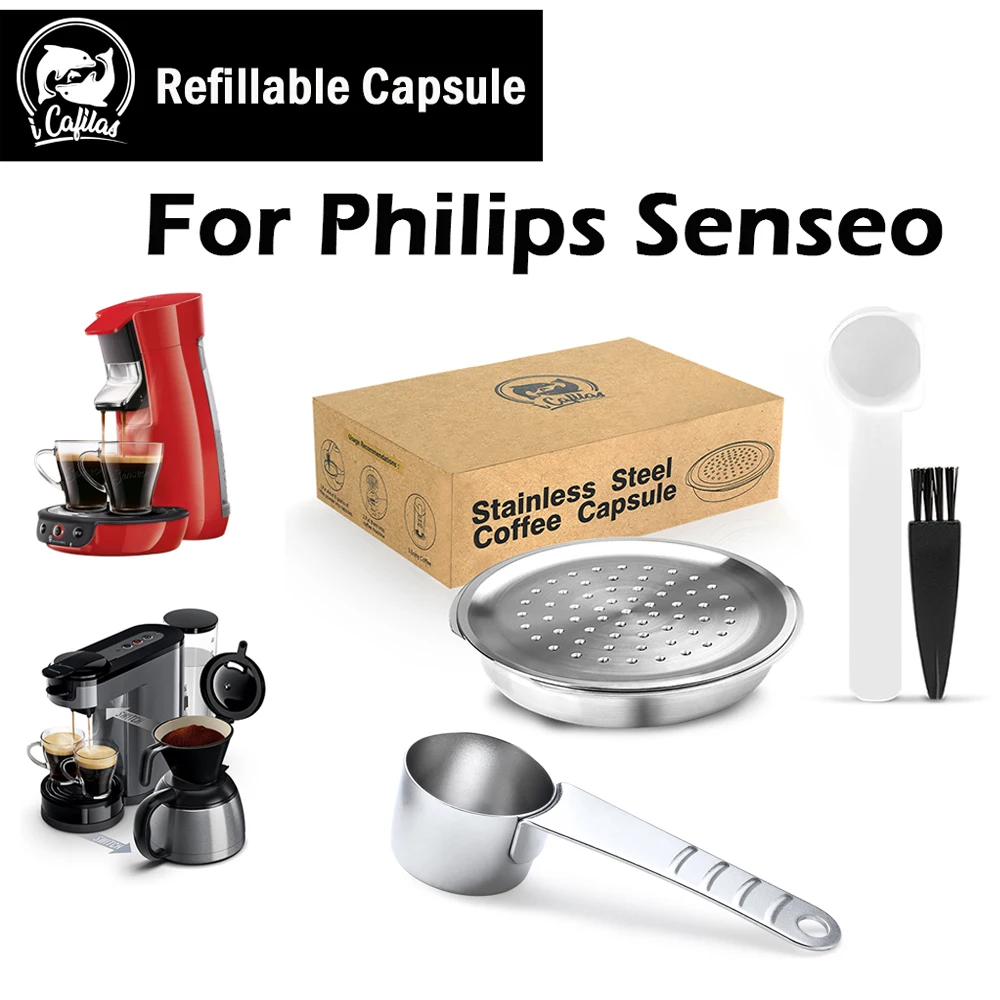 ReusableCoffeeCapsuleforPhilipsSenseoSystemMachineRefillable