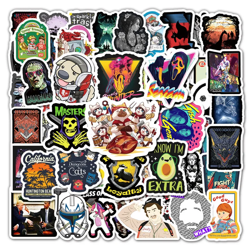 10/40pcs Grim Reaper Japan Anime Graffiti Stickers Bleach Manga Stickers  Laptop Diy Kids Toys Pvc Travel Decal Decor Stickers