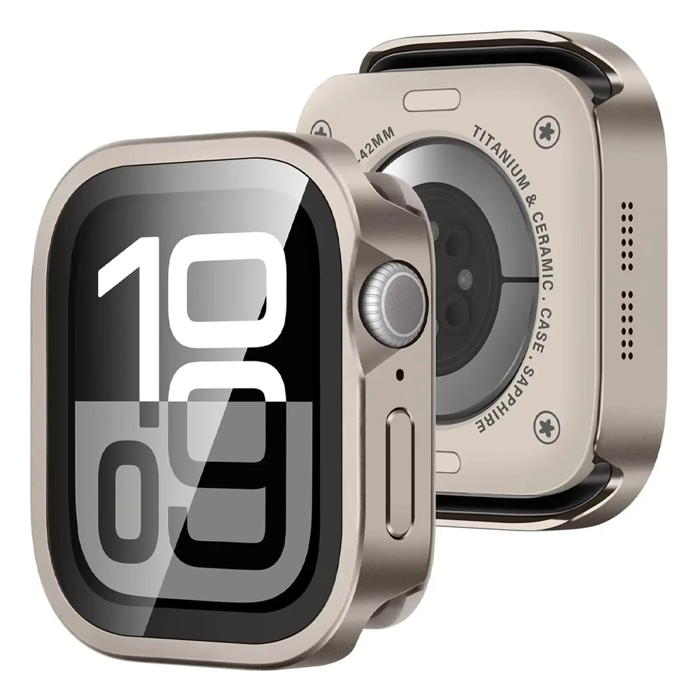 Premium Anti-Fall Aluminum Alloy Watch Case with Full Metal Coverage