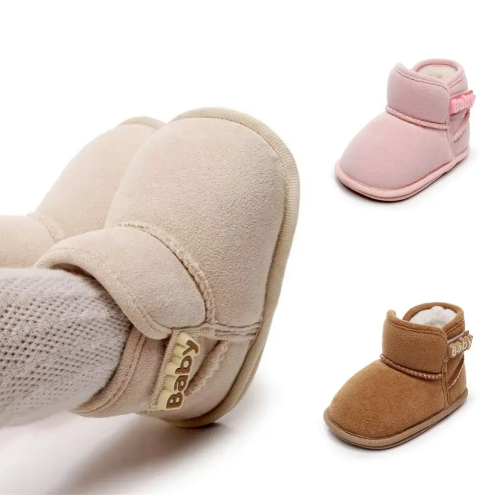 New Winter Warm Babys Snow Booties Anti-Slip Flats Newborn Shoes Soft Slipper Toddler Infant Walking Shoes Girls Boys