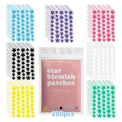 Enhanced Hydrocolloid Gentle Acne Absorption Pimple Patches - Superstar Collection (A 280pcs )