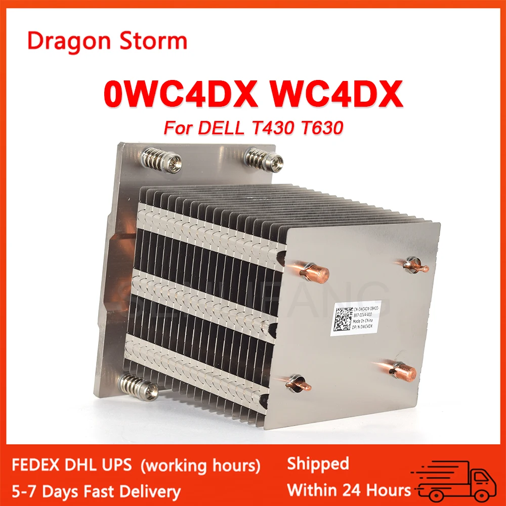 Dissipador Cooler para o Servidor Dell T430 T630 0wc4dx Wc4dx Novo