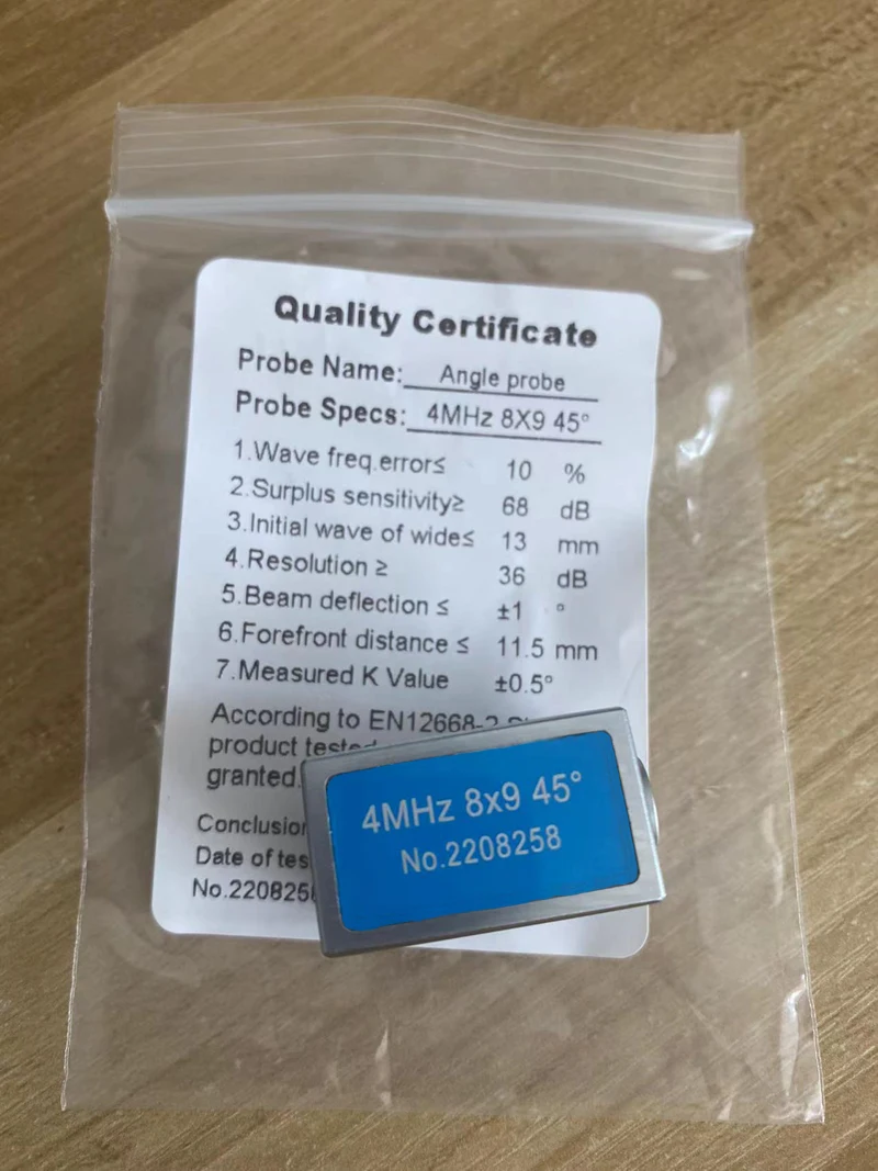 

45 60 70 Degree 4MHz 8*9 8x9 Angle Probe Transducer