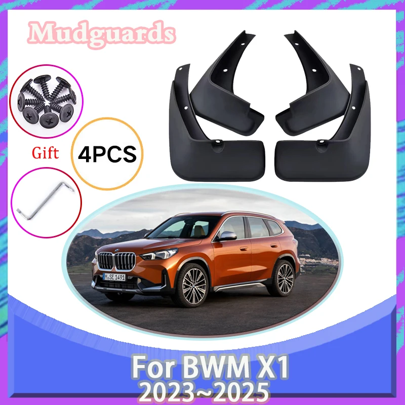 Auto Mudguards For BMW X1 Accessories 2023 2024 U11 U12 Car Mudflap Front  Rear Flaps Splash