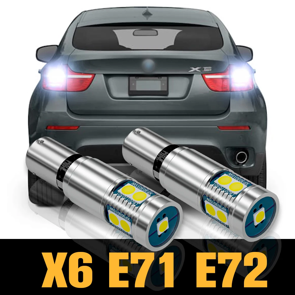 

2pcs Canbus LED Reverse Light Backup Lamp Accessories For BMW X6 E71 E72 2008 2009 2010 2011 2012 2013 2014