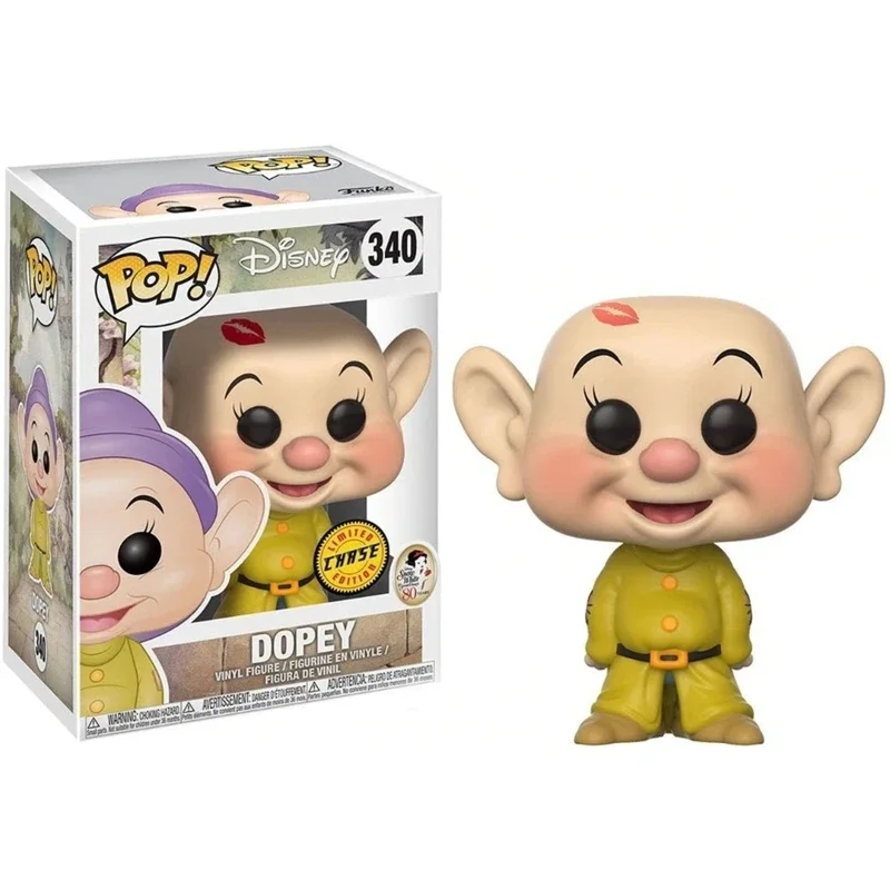 thumbnail image 1 of 2025 FUNKO POP Disney Series Smee #278 Dopey #340 Figura Juguetes Colección Modelo Acton Juguete para Niños Regalos, 1 of 5