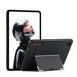 Gaming Tablet Protective Case with Multi - angle Stand and Back Cover Shell for RedMagic Astra (Black)