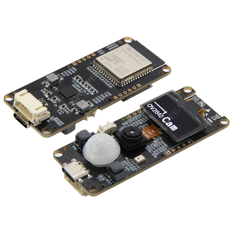 ESP32-S3    T-Camera-S3, 0.96 ġ OLED ÷, OV2640 ī޶ 