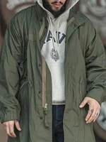 Rugged Bronson M-65 Fishtail Parka Shell Outdoor Water-Resistant Long Jacket Men 2