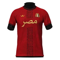 2024 Hot Selling Egypt Limited Edition Mens Football Shirt Youth Kids Training Soccer Short Sleeve Uniform Breathable Jersey 1