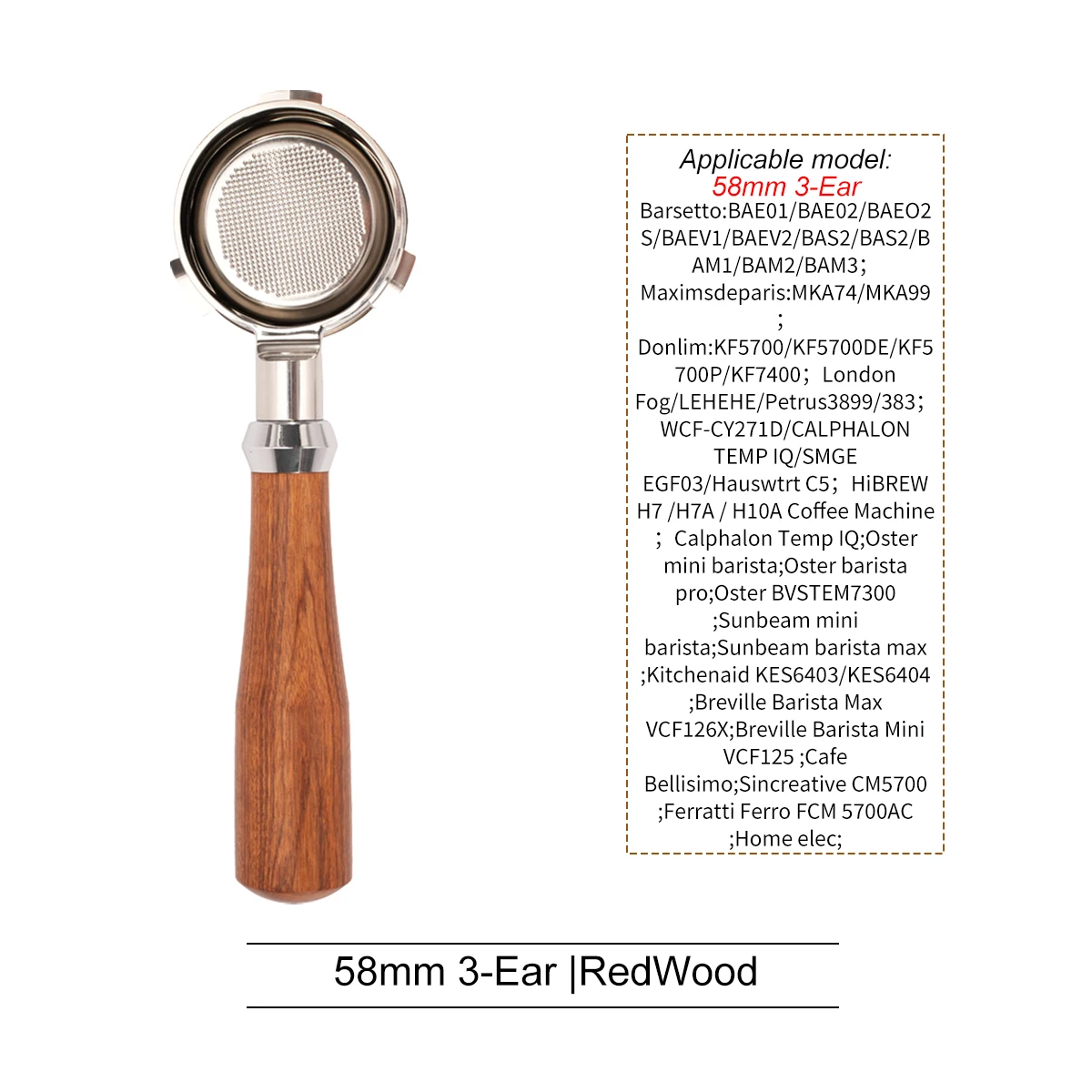 58mm Portafilter for HiBREW H7/H10 Coffee Machine...