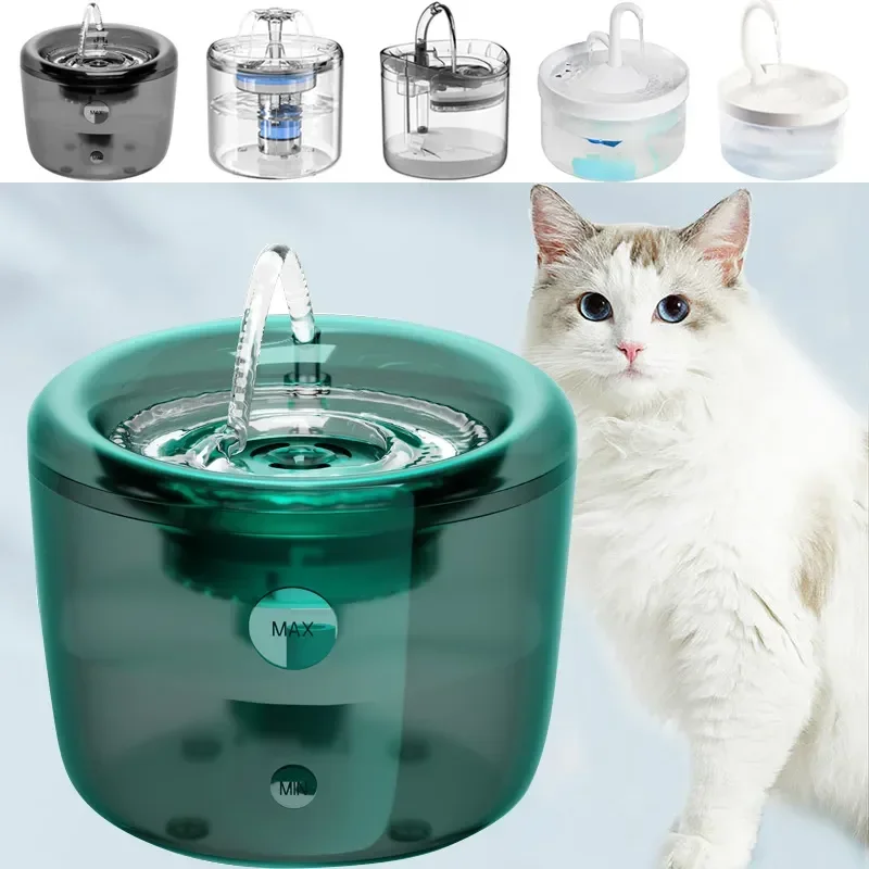 

Feeder Dispenser For Automatic Fountain Cat Circulating Drinking Water Drinker Intelligent Sensor New Filter