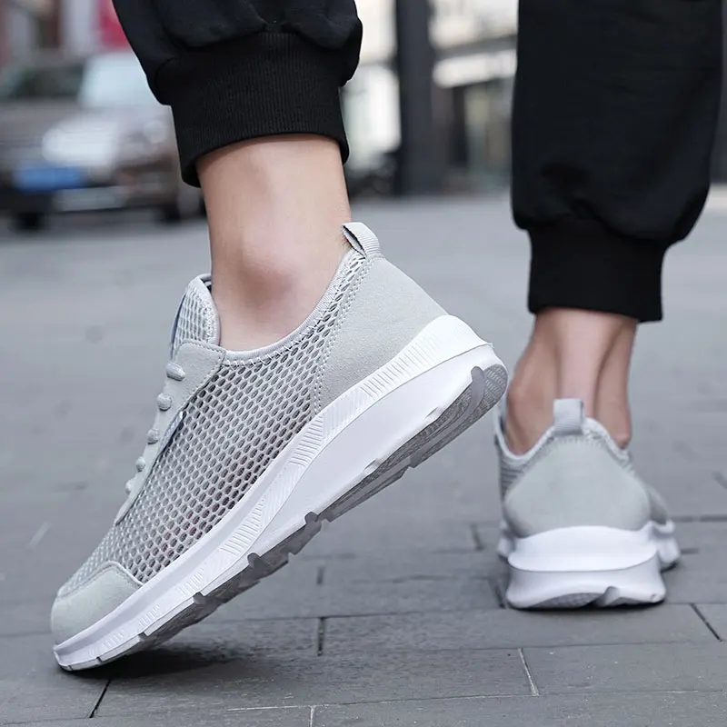 39-40 Mesh Vulcanized Men's Sneakers Casual Tennis For Men Size 48 Plus Size Shoes 42 43 44 45 46 Sport Hit Hypebeast Tenis 4