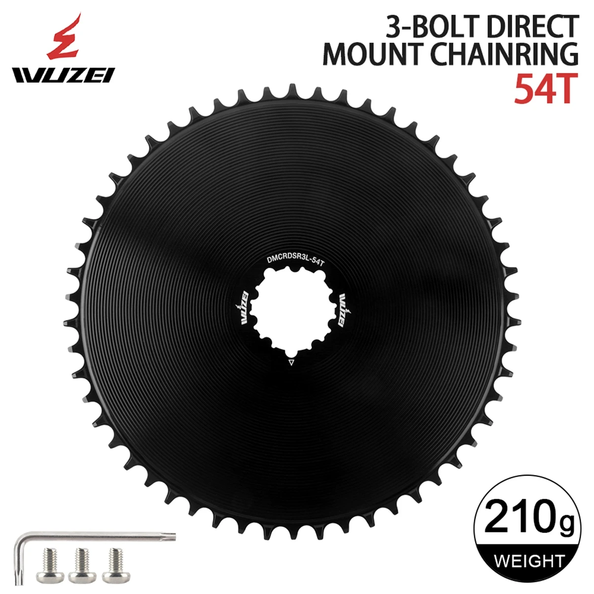 Wuzei 3 Schrauben Fahrradkettenblatt Rennrad schmales breites Kettenblatt 4,2 mm Offset Rennrad Kies Fahrrad Kettenrad Krone für SRAM GXP Kurbel – Detail 29