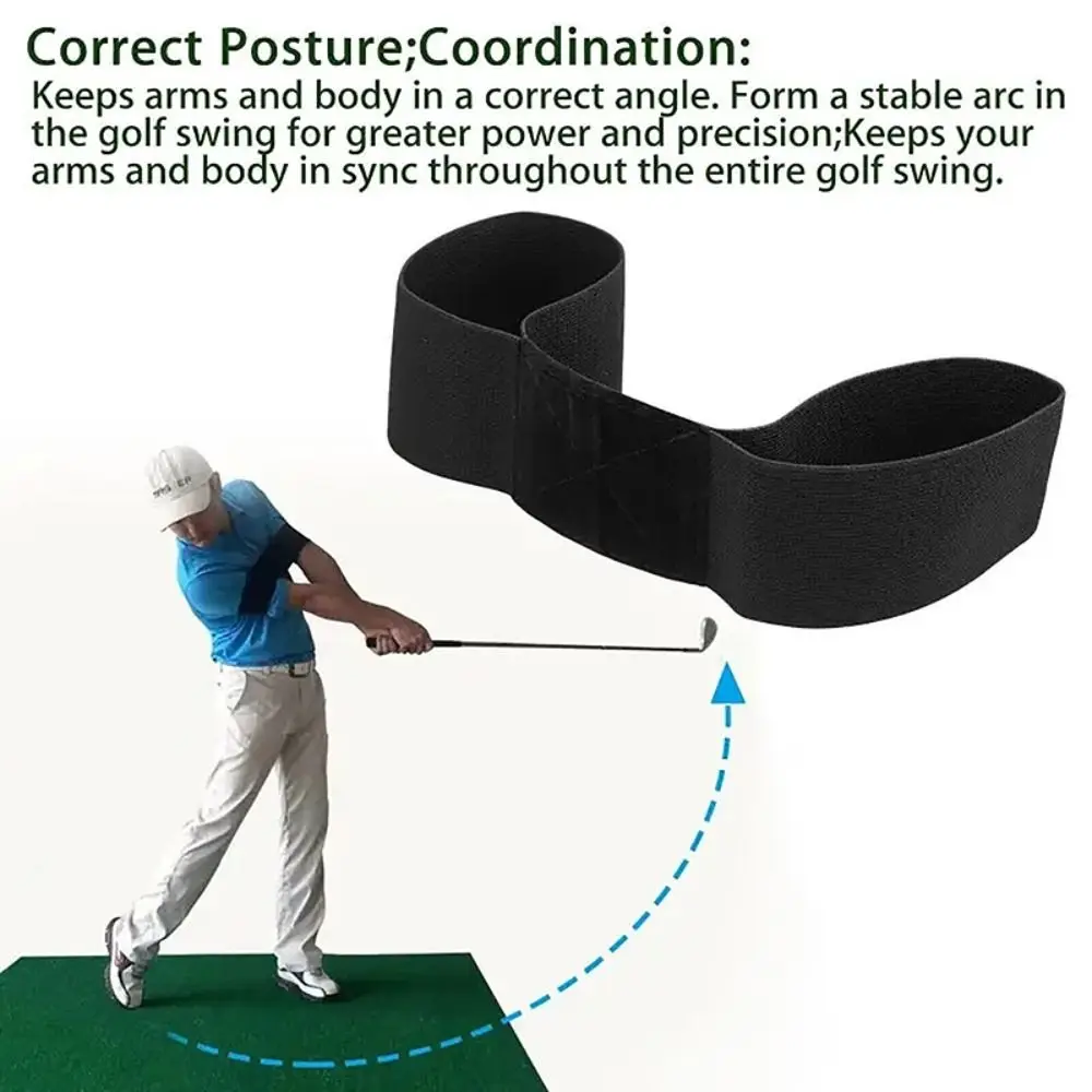 3Pcs/Set Posture Correction Baseball Correction Arm Band Swing Posture Practice Arm Practice Aid Golf Swing Training Gesture Aid