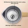 SUBADA Electric Automatic Milk Frother Foamer & Heater Coffee Latte Cappuccino 4 Settings Cold Airy Milk Dense Foam Warm Milk 5