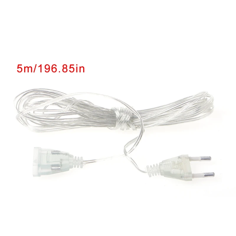 5m Power Extension Cable Extender Wire For Led String Light Christmas