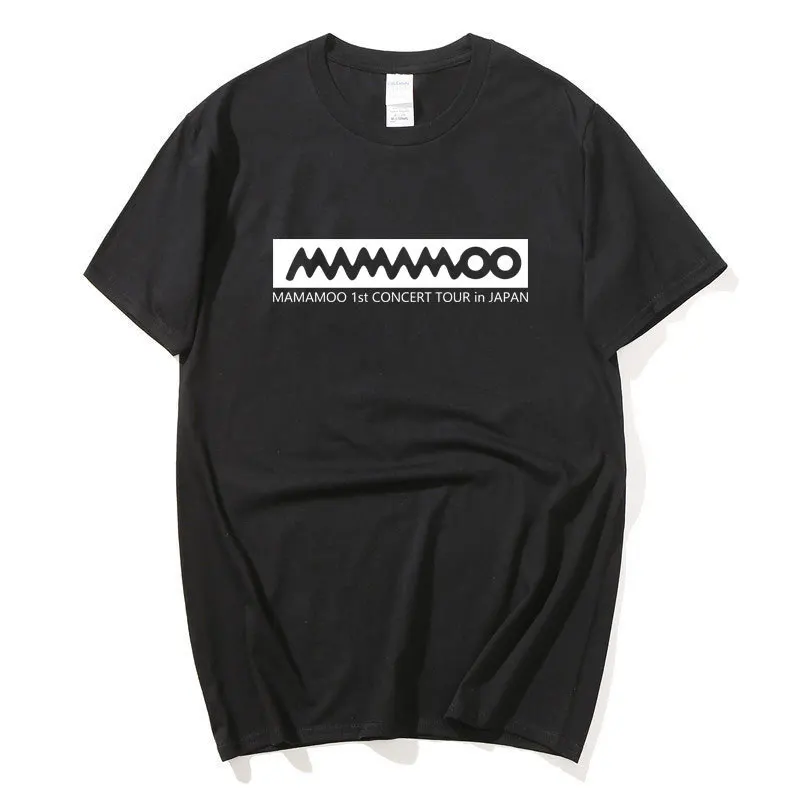 

Kpop 2023 New MAMAMOO Man/Women Harajuku T-shirt Round Neck Short Sleeve Casual Unisex Streetwear COTTON Top