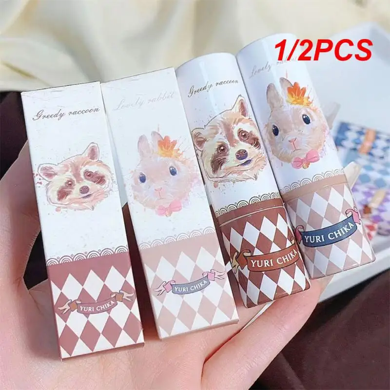

1/2PCS Matte Lipsticks Not Fading Sexy Red Velvet Lip Stick Woman Cosmetics Lipstick Long Lasting Waterproof