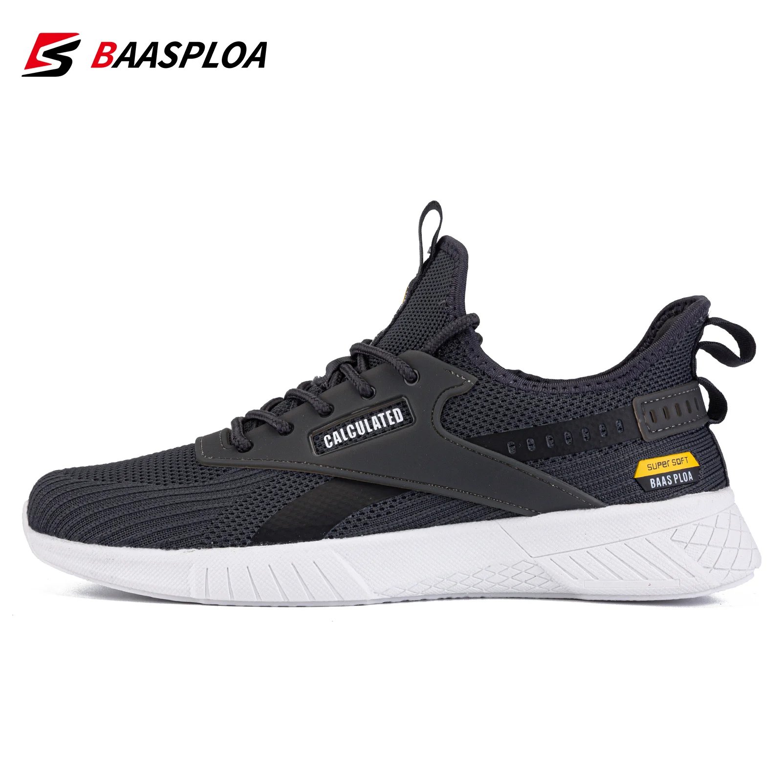 Baasploa 2022 Spring New Men Sneaker Lightweight Comfortable Running