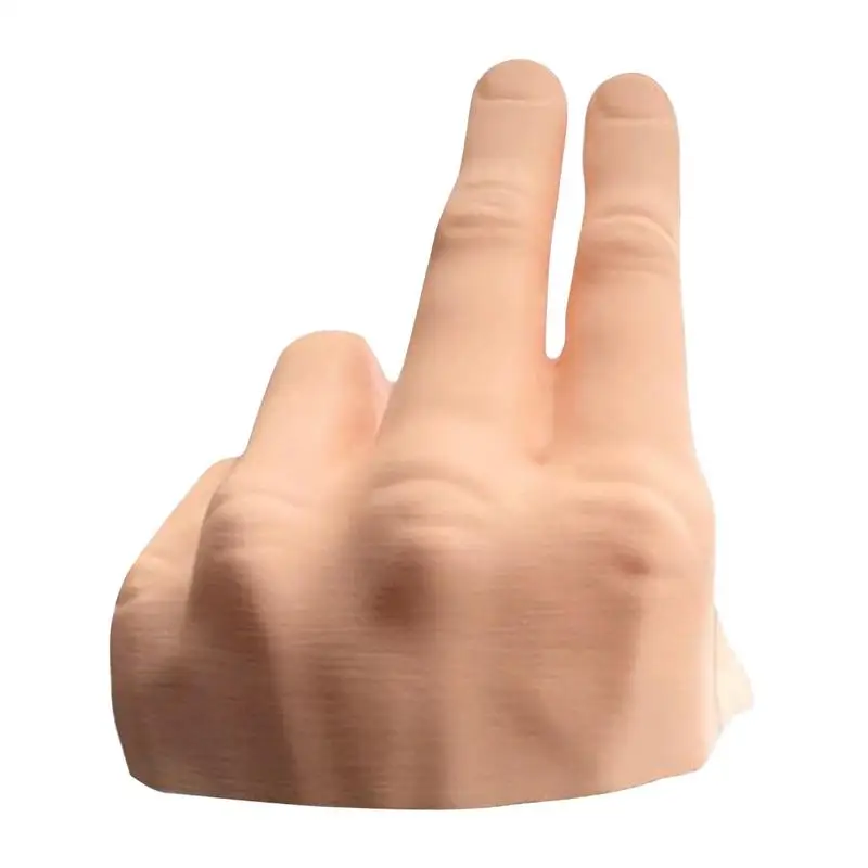 2 Finger Waving Hand Car Dashboard Decoration Salute Lazy Waver Gladiator Cherokee 3D Printed Dash Hand Waving For Auto interior