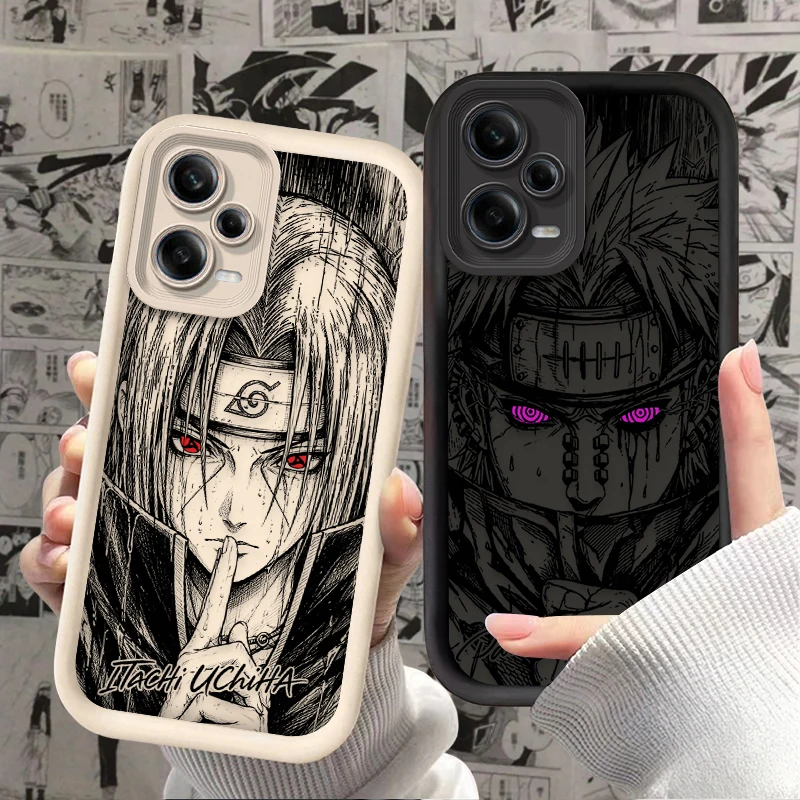 Anime-Inspired Cool Phone Case Featuring Naruto Akatsuki Design