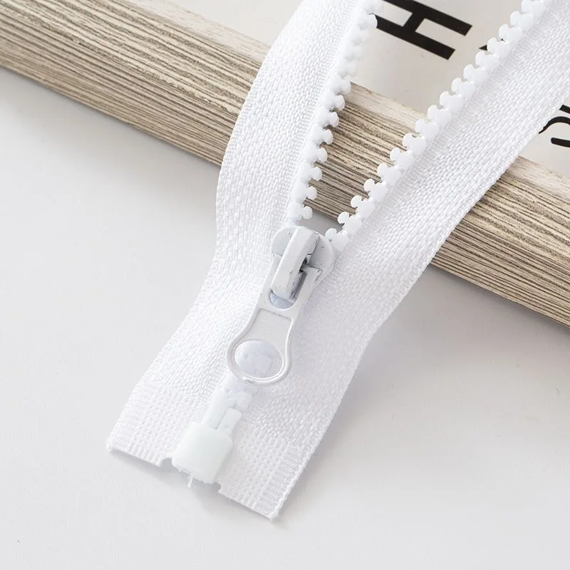 Resin Open-End Zipper for Garment Sewing and Accessories
