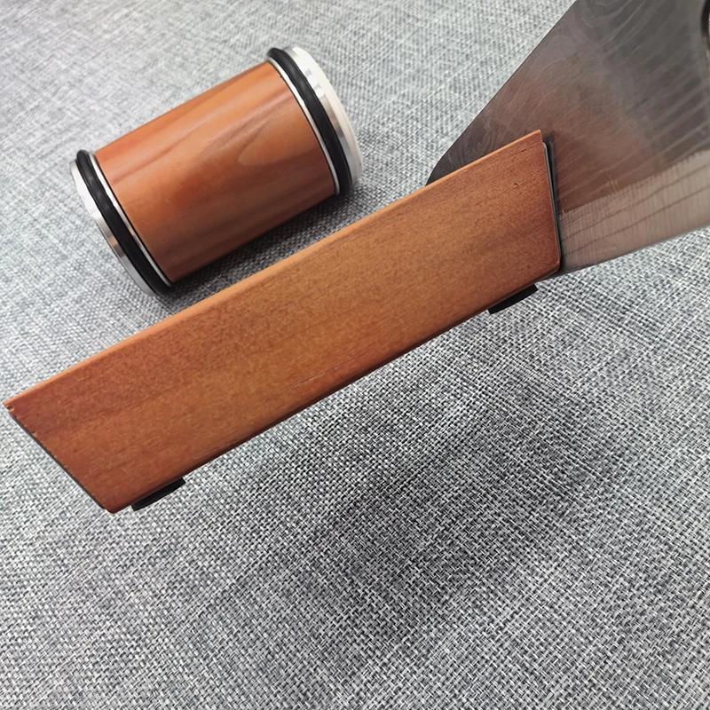 Knife Sharpener Rolling Knife Sharpener For Straight Edge Knife Sharpener Kit With 15/20&deg; Degree Magnetic Angle For Kitchen Knives Whetstone Set