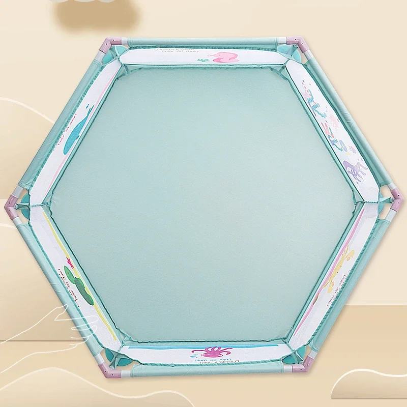 Hexagonal Baby Barrier, Ocean Ball Pool, Children's Indoor Play Fence, Safe Crawling Mat, Baby Playground Playpen 2