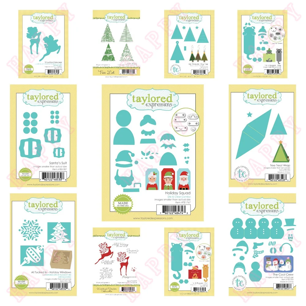 

Christmas Metal Cutting Dies And Stamps Santa Claus Reindeer Tree For Diy Scrapbook Craft Paper Greet Cards Handmade Album Mould