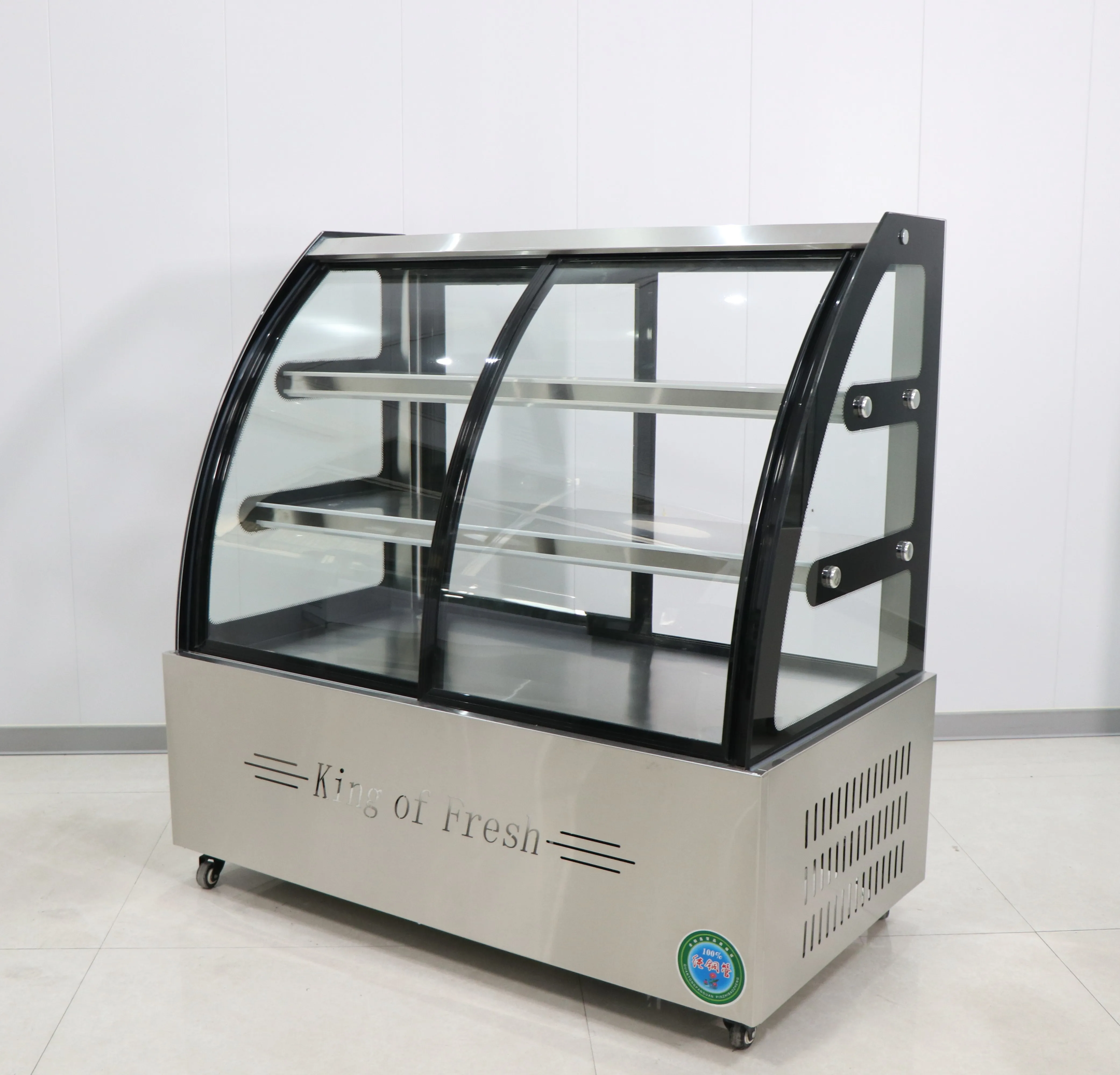 Vertical Open Cake Display Showcase Cabinet Bread Display Refrigerator