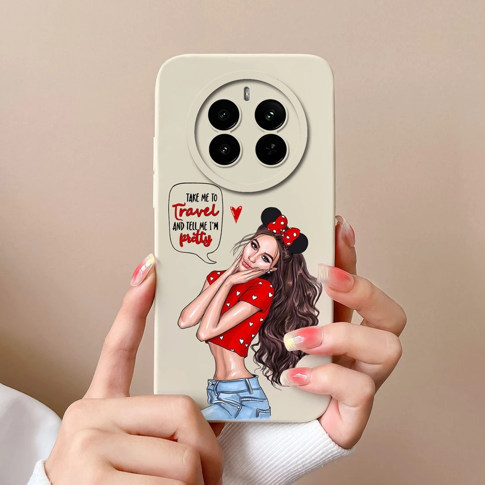 Pretty Sweet Girl Soft Silicone Protective Phone Case