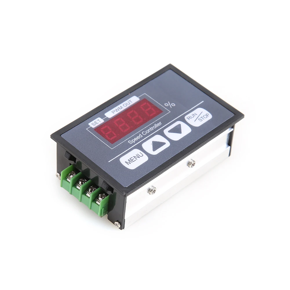 Slow Start Soft Stop PWM DC Motor Speed Control Switch Digital Display 6-60V 30A