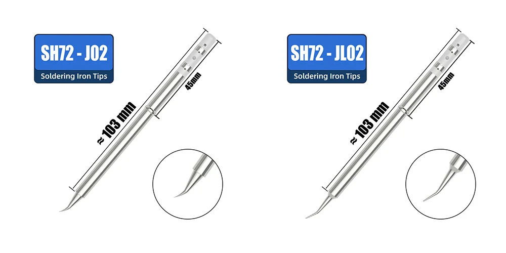 SH72 Tips for T85 T65 GD300 HS-01 SH73 Soldering iron Compatible with FM65 T65 N