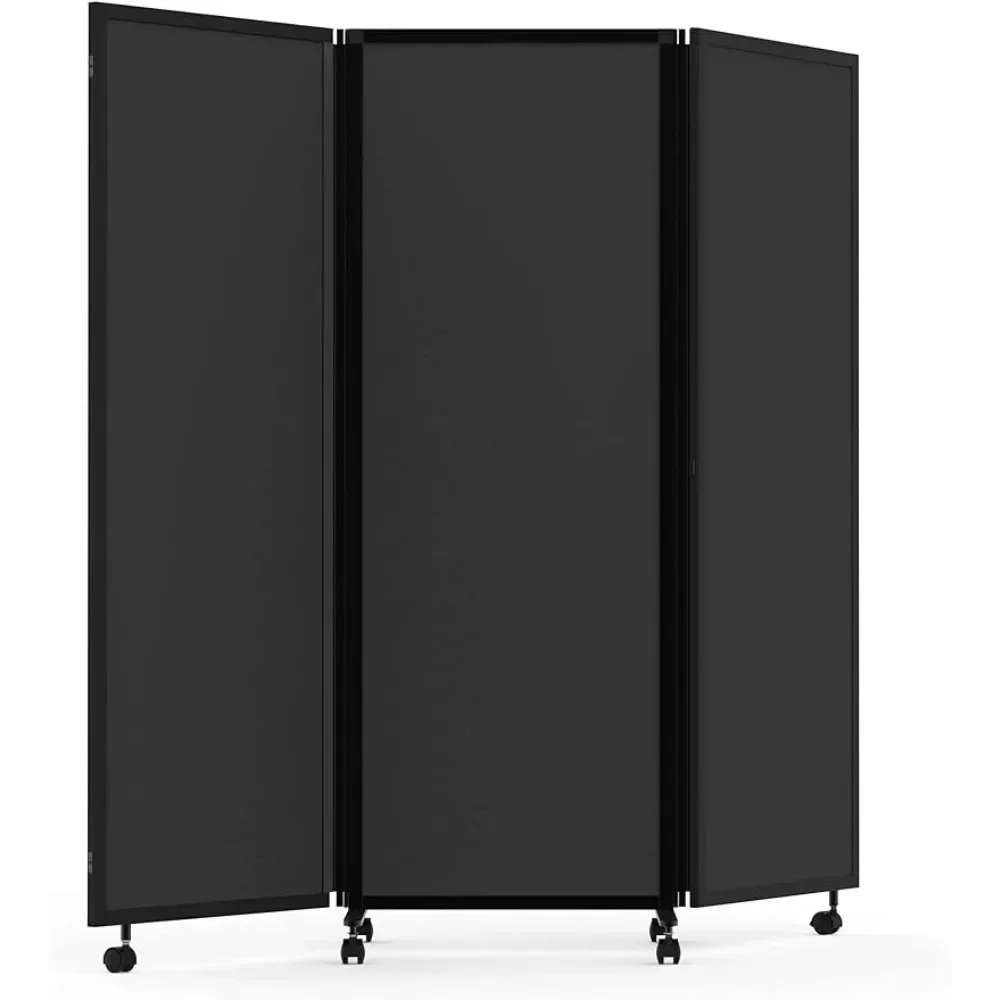 4 panel room divider wall bamboo folding privacy screen independent separator Cubicle Office Partition Partition Partition Wall Screen Divider Room 71” X 65“) Fence Privacy Screens Desk Soundproof Booth Low