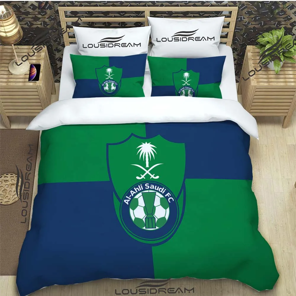 Al Ahli 사우디 축구 클럽 침구 세트 Pillowcase 귀여운 홈 섬유 더블 킹 사이즈와 이불 커버| | - AliExpress