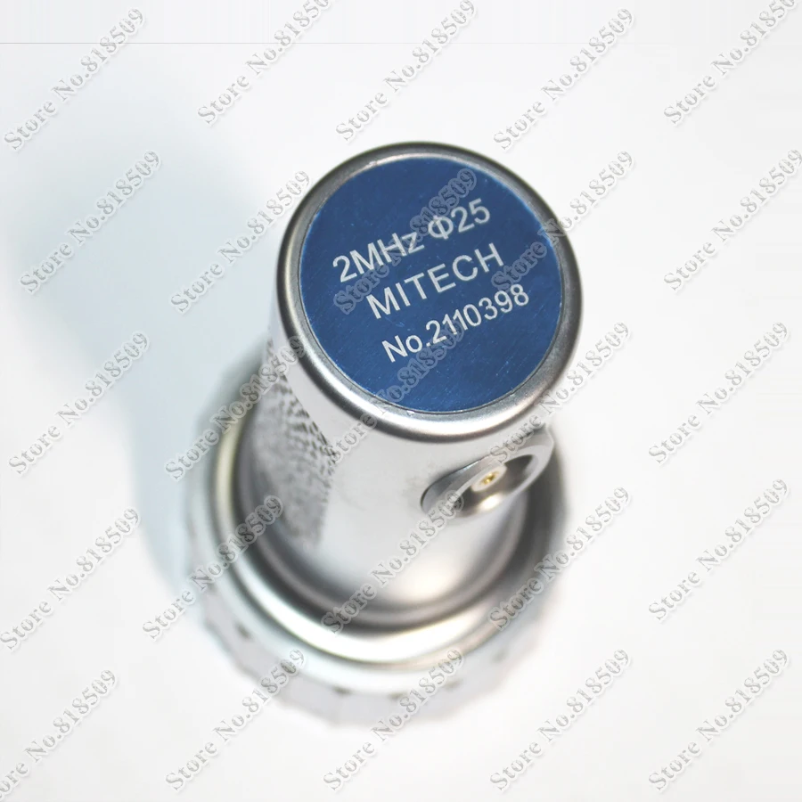 Mitech 2MHz 25mm Straight Beam Probe Single Element Transducer for Ultrasonic Flaw Detector Tester