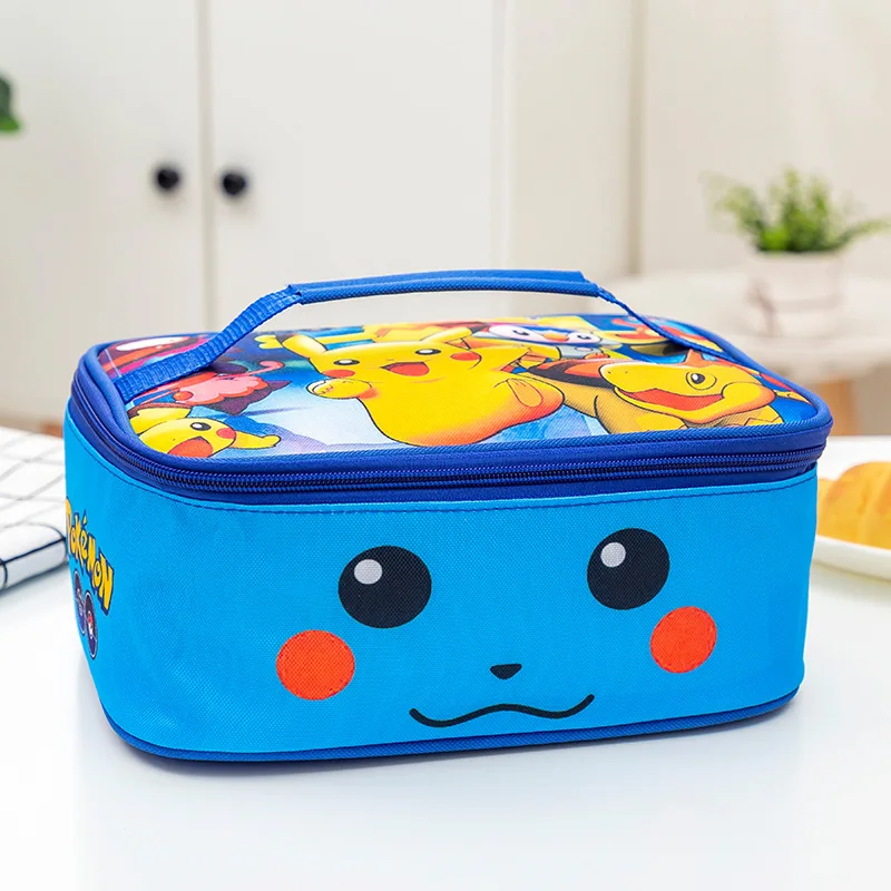 Pokemon Children's Anime Lunch Bags Pikachu Portable High Capacity Cartoon  Picnic Bag Student Lunch Box Thermal Bag Kids Toy - AliExpress