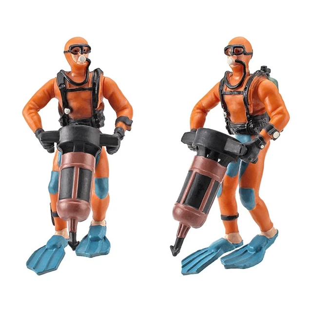 Underwater Swimmer for Kids/Adults Relieve Stress Supplies Resin Toy Ocean Doll Model Solid Diver Toy with Fine Material 5