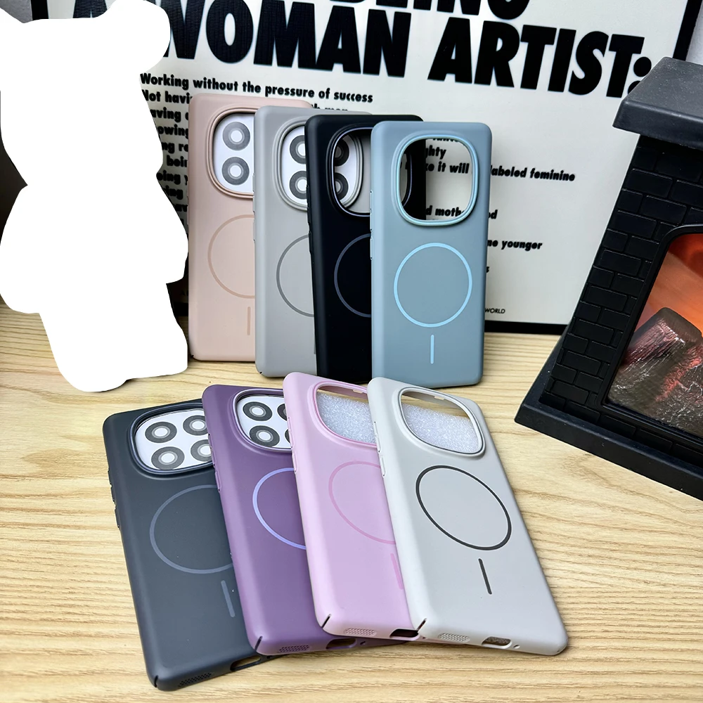 Luxury PC Matte Magnetic Shockproof Hard Phone Case - Ultrathin Design