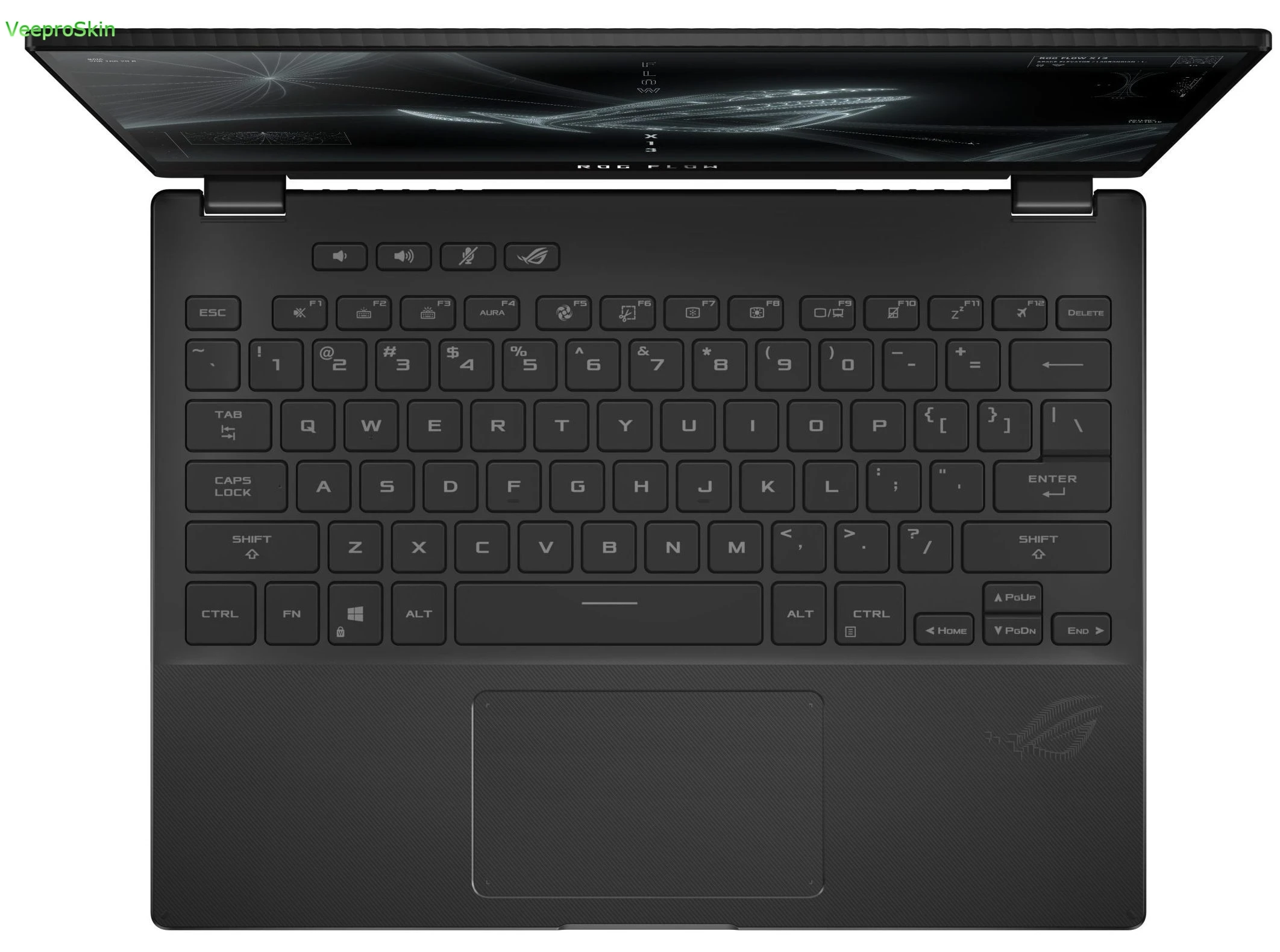 For ASUS ROG Flow X13 GV301 GV301QH GV301 QH 2-in-1 Gaming Laptop 13.4-inch TPU Transparent Keyboard Cover skin