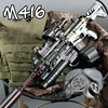 Toy Guns M416 Soft Bullet Shell Air Gun Weapons Electric Manual 2 Modes Shooting Toy Pneumatic Gun for Adults Kids Outdoor Games 6