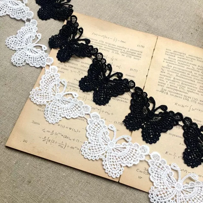 Embroidered Butterfly Appliques 10pcs lace sewing accessories lace accessories lace garment accessories clothing accessories sewing patches