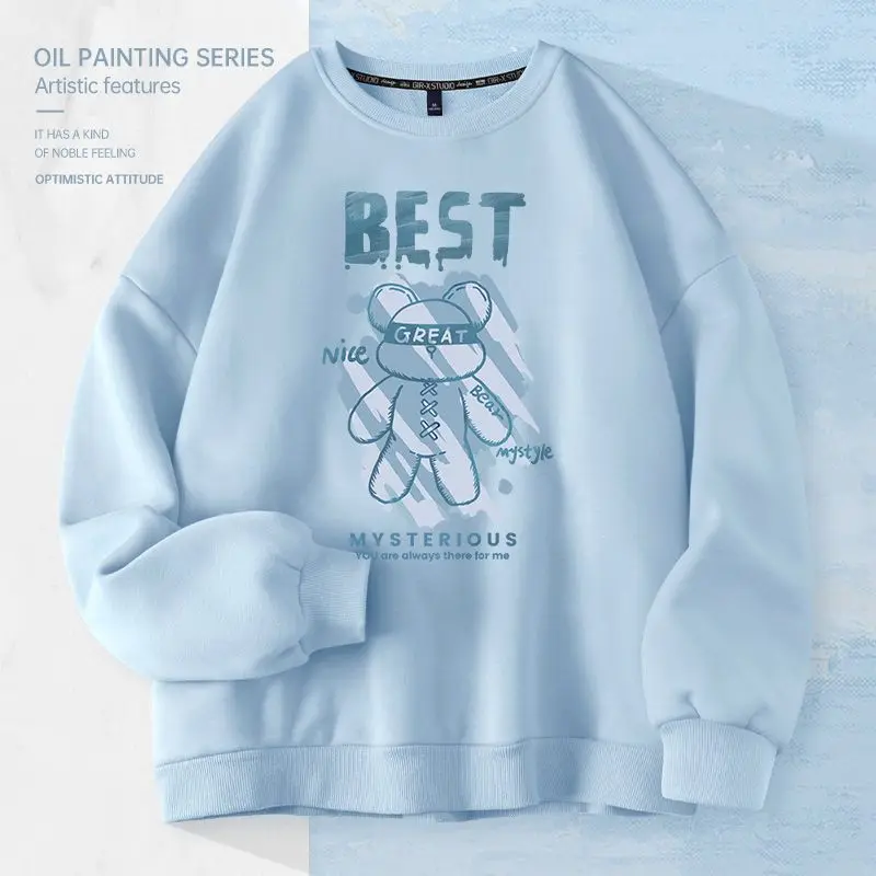Kawaii Cute Pullover Sweatshirt New Pullover Retro As It Was Crewneck Sweatshirts Autumn And Winter