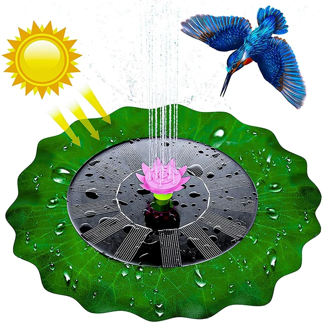 Fontaine flottante solaire pour jardin piscine tang d coration panneau solaire pompe eau Patio d coration