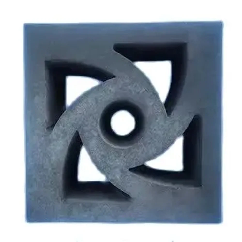 20X20Cm 3D Carving Paving Mould Window Pattern Concrete Plastic Garden Path Wall Brick Mould
