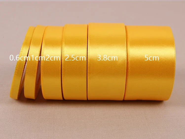 Cream satin ribbon – 3mm, 6mm, 10mm, 16mm, 25mm, 38mm & 50mm