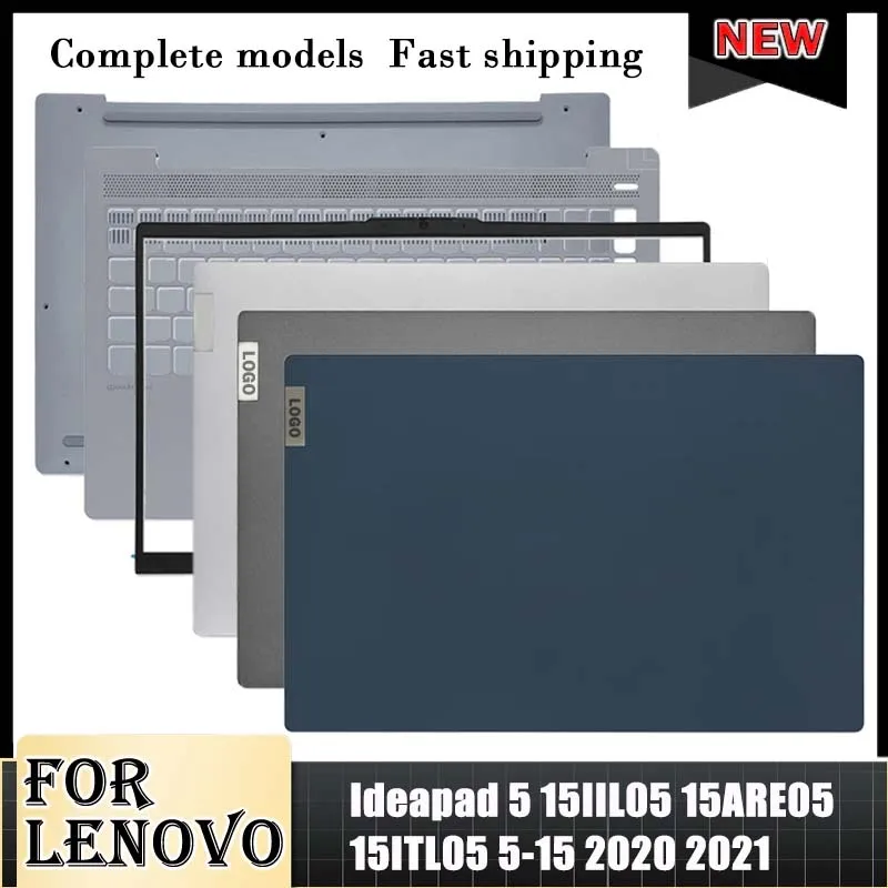 Новинка для ноутбука Lenovo Ideapad 5 15IIL05 15ARE05 15ITL05 5-15 2020 2021, задняя крышка ЖК-дисплея, передняя панель, Упор для рук, нижние петли