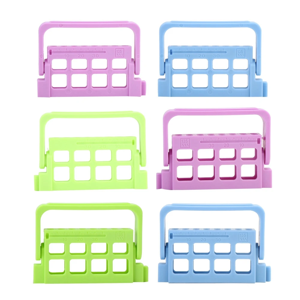 Dispenser Da 2 Pezzi Portatile Endodontic Root Canal Therapy File Drill Stand Holder Autoclavabile Dental Lab Comfort Dental Holder Tool