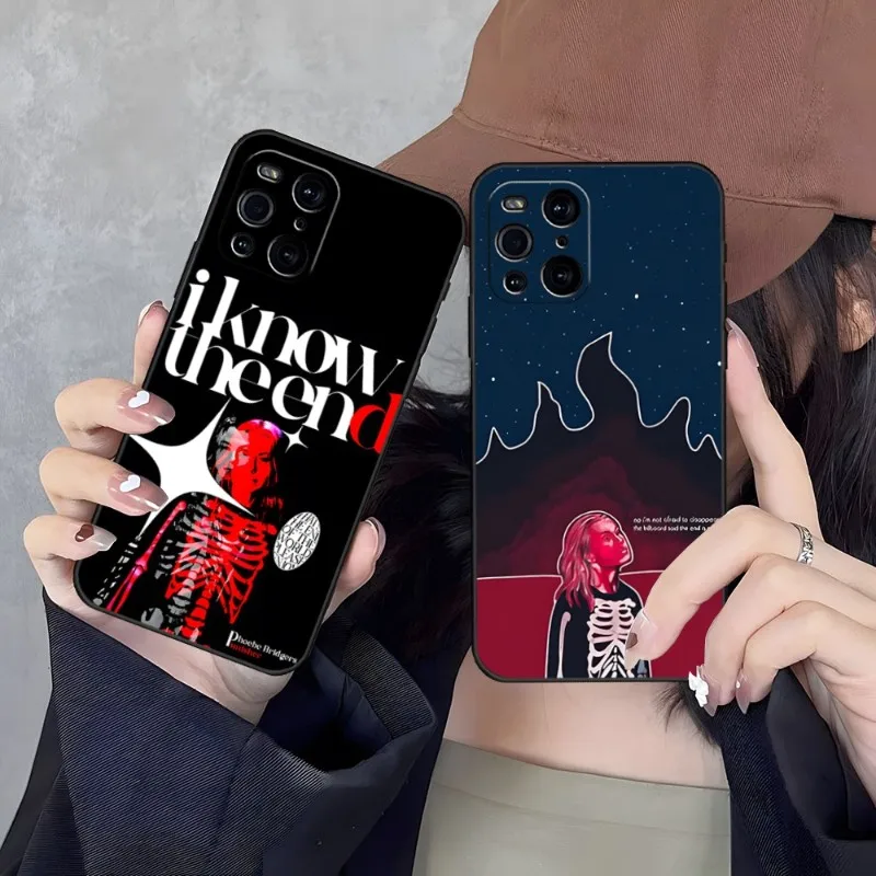Punisher Febe Bridgers Custodia Per Telefono Per Oppo Reno 6 Pro 7 Trova X3 Neo X5 A57 A54 A55 A74 One Plus 8 6 9 10 7 Pro Cover Posteriore